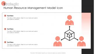 Strategic Human Resource Management Model Icon