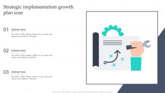 Strategic Implementation Growth Plan Icon