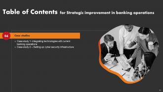 Strategic Improvement In Banking Operations Powerpoint Presentation Slides Appealing Visual