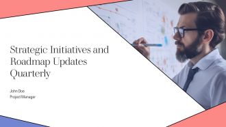 Strategic Initiatives And Roadmap Updates Quarterly PPT Example AT