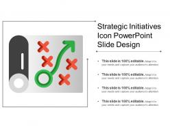 Strategic initiatives icon powerpoint slide design