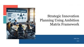 Strategic Innovation Planning Using Ambition Matrix Framework PPT Summary AT