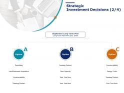 Strategic investment decisions business ppt powerpoint presentation summary rules