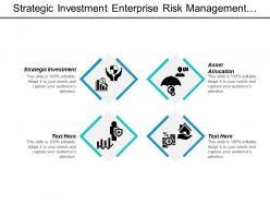 Strategic investment enterprise risk management asset allocation business technology cpb