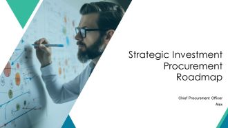 Strategic Investment Procurement Roadmap PPT Template AT