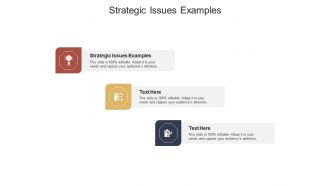 Strategic issues examples ppt powerpoint presentation ideas aids cpb