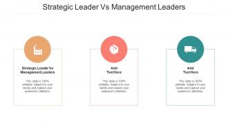 Strategic Leader Vs Management Leaders In Powerpoint And Google Slides Cpb