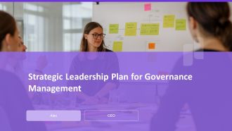 Strategic Leadership Plan For Governance Management PPT Structure AT
