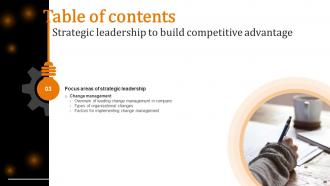 Strategic Leadership To Build Competitive Advantage Powerpoint Presentation Slides Strategy CD V Unique Best