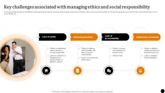 Strategic Leadership To Build Key Challenges Associated With Managing Ethics And Social Strategy SS V