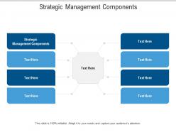 Strategic management components ppt powerpoint presentation show display cpb