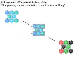 2185281 style cluster hexagonal 8 piece powerpoint presentation diagram infographic slide