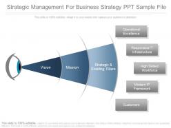 Strategic management for business strategy ppt sample file