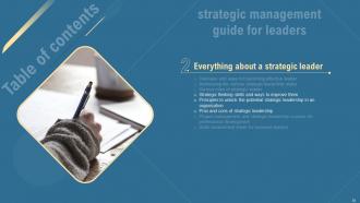 Strategic Management Guide For Leaders Strategy CD