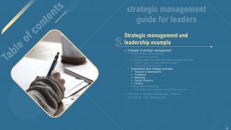 Strategic Management Guide For Leaders Strategy CD