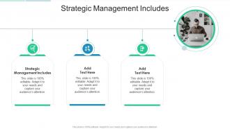 Strategic Management Includes In Powerpoint And Google Slides Cpb
