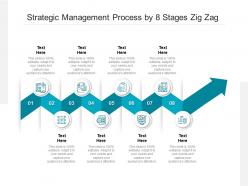 Strategic management process by 8 stages zig zag