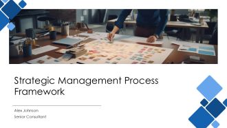 Strategic Management Process Framework PPT Template AT