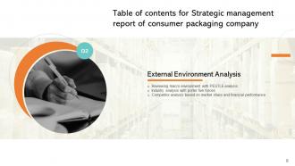 Strategic Management Report Of Consumer Packaging Company Powerpoint Presentation Slides MKT CD V Informative Impressive