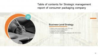 Strategic Management Report Of Consumer Packaging Company Powerpoint Presentation Slides MKT CD V Template Interactive