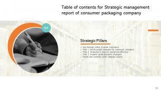 Strategic Management Report Of Consumer Packaging Company Powerpoint Presentation Slides MKT CD V Compatible Interactive