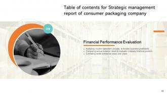 Strategic Management Report Of Consumer Packaging Company Powerpoint Presentation Slides MKT CD V Multipurpose Interactive