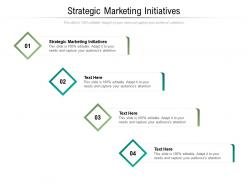 Strategic marketing initiatives ppt powerpoint presentation pictures templates cpb