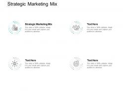 Strategic marketing mix ppt powerpoint presentation inspiration gallery cpb