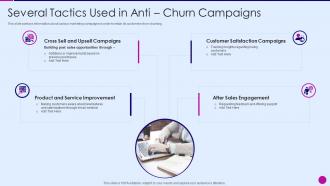 Strategic marketing plan several tactics used in anti churn campaigns