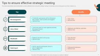 Strategic Meeting Powerpoint Ppt Template Bundles Impressive Slides