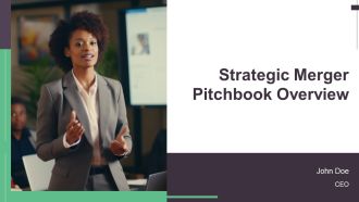 Strategic Merger Pitchbook Overview PPT Guidelines AT