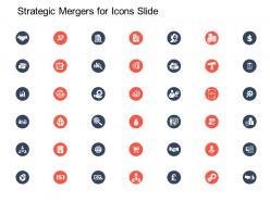 Strategic mergers for icons slide ppt download