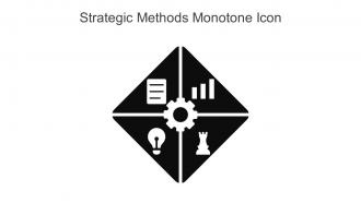 Strategic Methods Monotone Icon In Powerpoint Pptx Png And Editable Eps Format