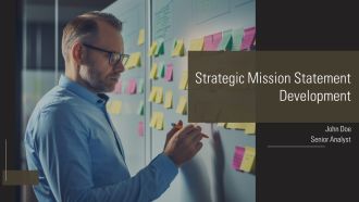 Strategic Mission Statement Development PPT Information AT