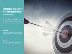 Strategic objective hr management ppt powerpoint presentation examples cpb