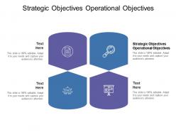 Strategic objectives operational objectives ppt powerpoint presentation infographic template outfit cpb