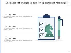 Strategic Operational Planning Elements Successful Performance Goals Communication Components