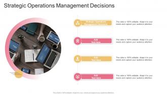 Strategic Operations Management Decisions In Powerpoint And Google Slides Cpb