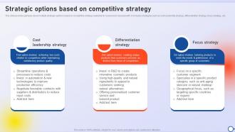 Strategic Options Based On Competitive Strategy Minimizing Risk And Enhancing Performance Strategy SS V