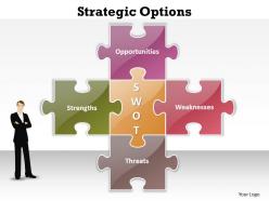 Strategic options powerpoint templates ppt presentation slides 0812