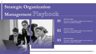 Strategic Organization Management Playbook
