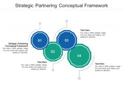 Strategic partnering conceptual framework ppt powerpoint presentation infographic template cpb