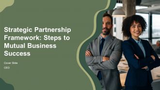 Strategic Partnership Framework Steps To Mutual Business Success PPT Summary AT