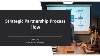 Strategic Partnership Process Flow PPT Example AT