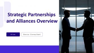 Strategic Partnerships And Alliances Overview PPT Demonstration AT