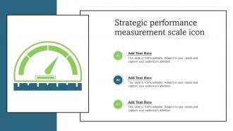 Strategic Performance Measurement Scale Icon