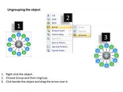 Strategic plan 12 staged hub spoke diagram powerpoint templates ppt backgrounds for slides 0523