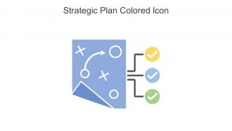 Strategic Plan Colored Icon In Powerpoint Pptx Png And Editable Eps Format