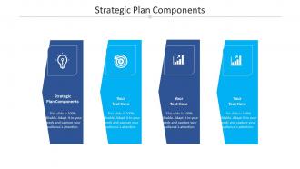 Strategic plan components ppt powerpoint presentation slides vector cpb