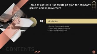 Strategic Plan For Company Growth And Improvement Strategy CD V Designed Compatible